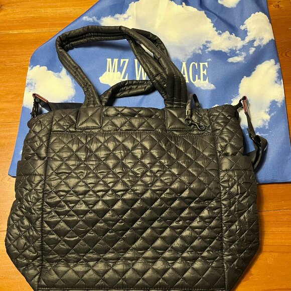 MZ Wallace Black Medium Metro Tote Deluxe VG-Excellent Used - Picture 2 of 9